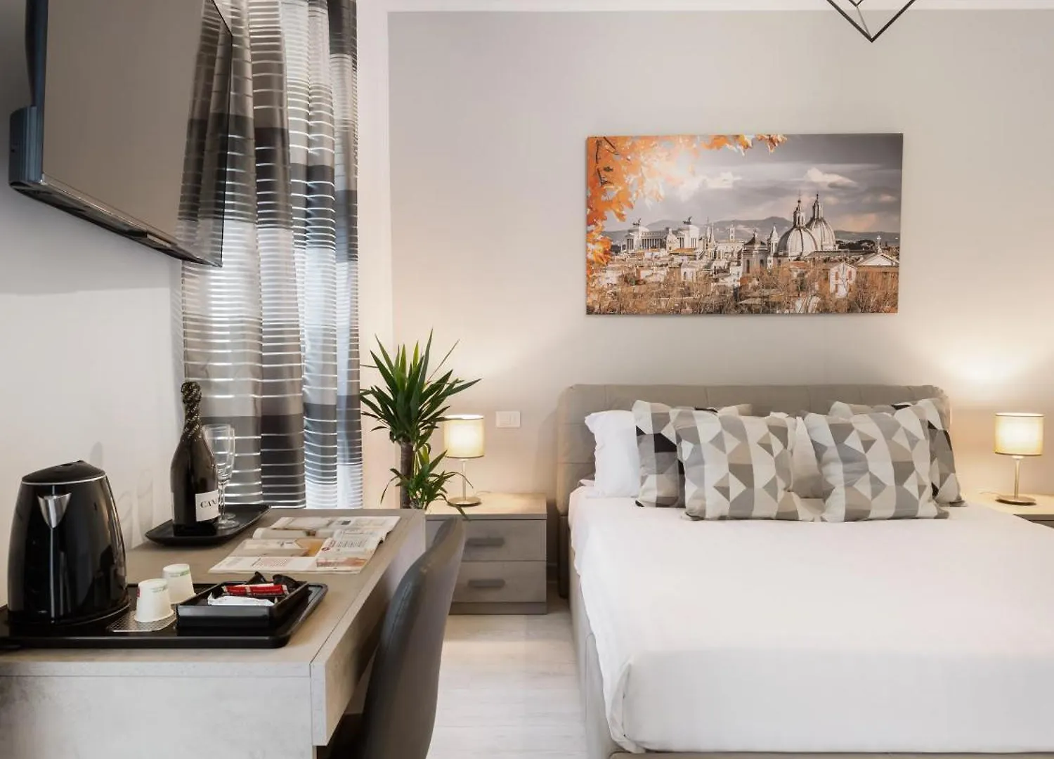 Clodio Welcome - 5 Camere Arredate Con Bagno Interno - Zona Comune - Condizionatori - Rom 0*,  Italien